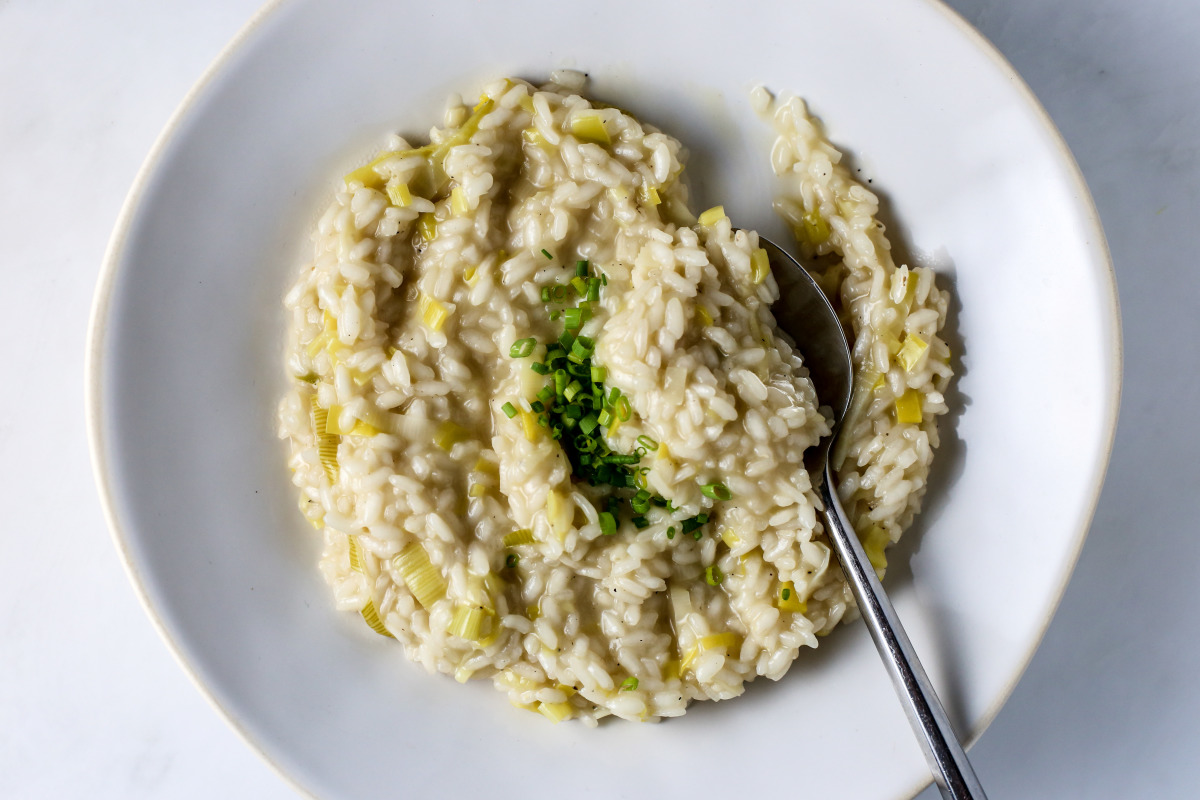Leek risotto hotsell instant pot